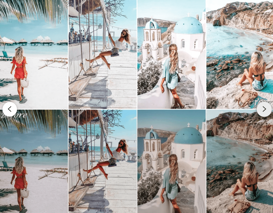 Presety Adobe Lightroom Blue Paradise - obrazek 2