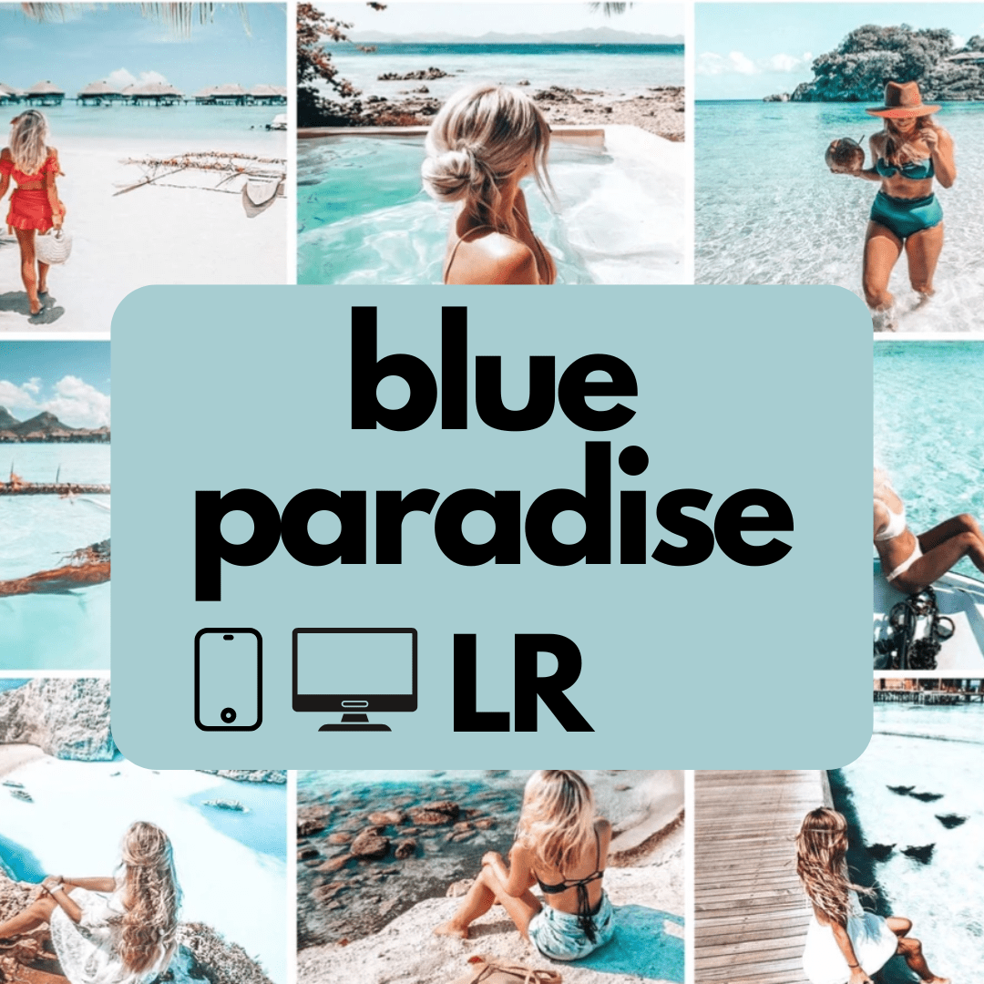Presety Adobe Lightroom Blue Paradise