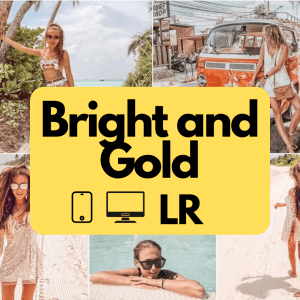 Presety do Adobe Lightroom Bright and Gold