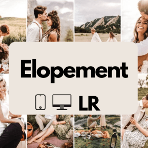 Presety do Adobe Lightroom Elopement