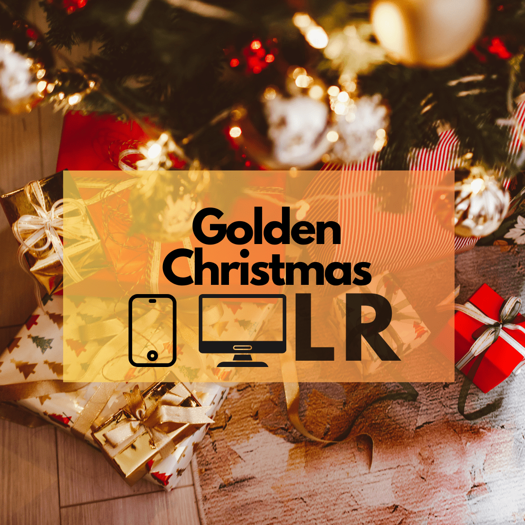 Profesjonalne Świąteczne Presety Adobe Lightroom Golden Christmas